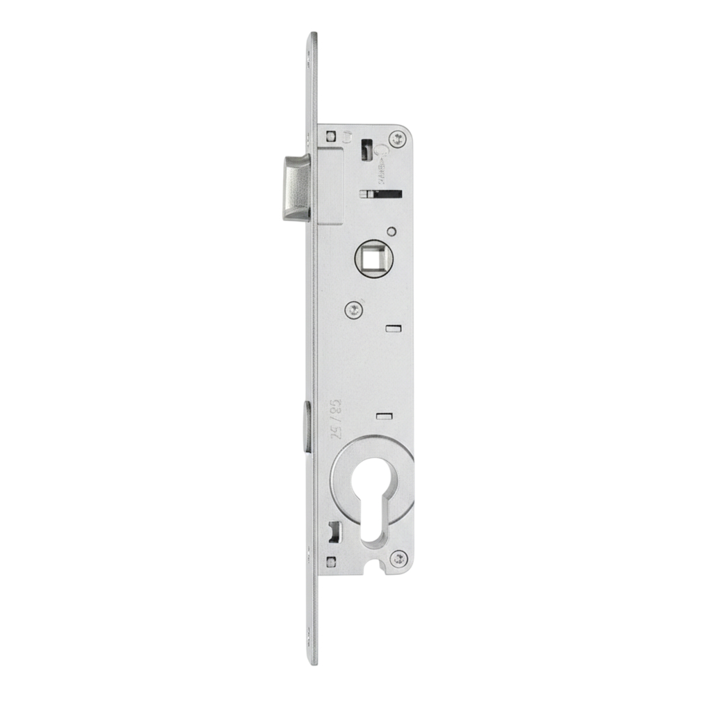 Замок REZE ALU 25/85/23, с защелкой и ригелем