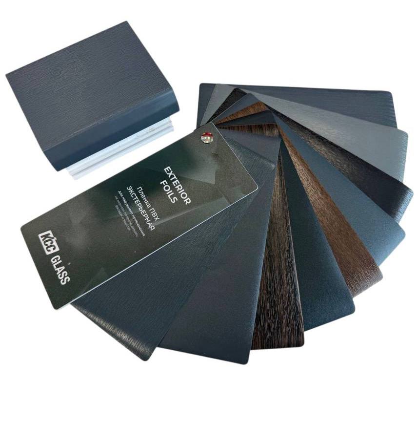Профиль ламинации антрацит NOVOLINE COMFORT 70, створка Т 114 дверная
