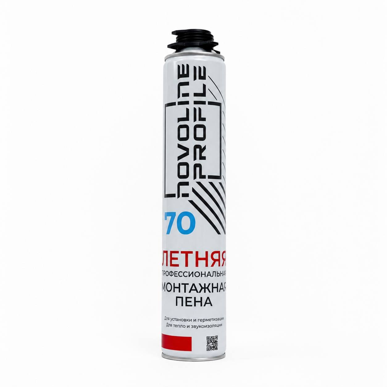 монтажная пена NOVOLINE PROFILE ЛЕТО 70 кор=12шт поддон=56кор=672шт